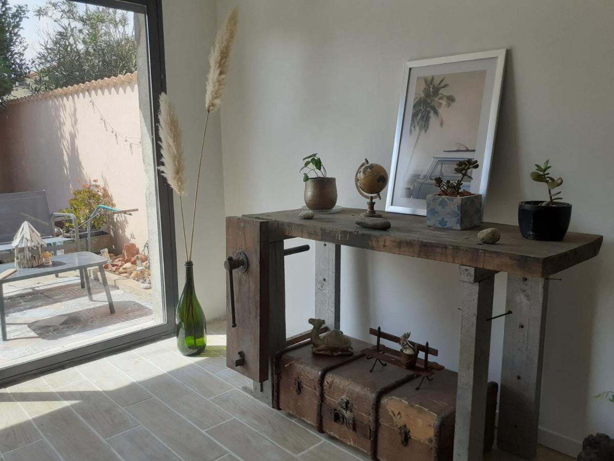 Loft Avec Clim, Parking Et Jardin Proche De La Mer Villa Sauvian Екстериор снимка