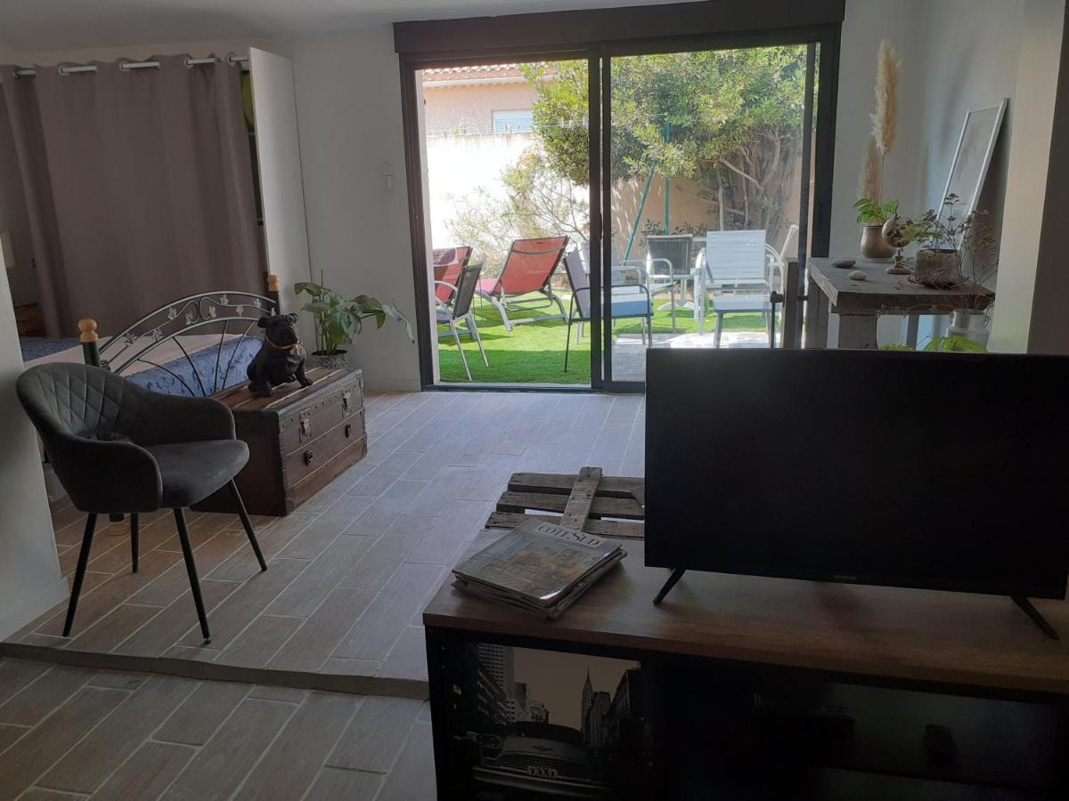 Loft Avec Clim, Parking Et Jardin Proche De La Mer Villa Sauvian Екстериор снимка