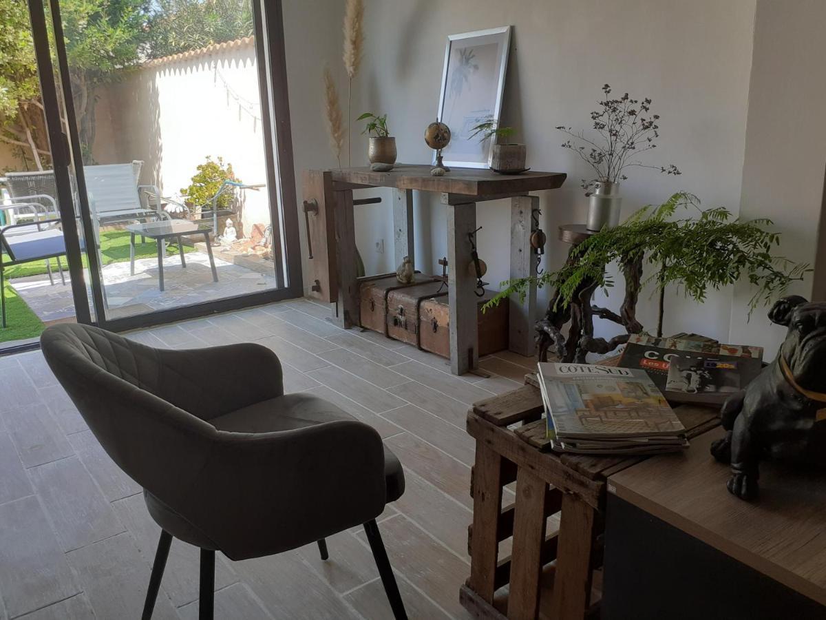 Loft Avec Clim, Parking Et Jardin Proche De La Mer Villa Sauvian Екстериор снимка